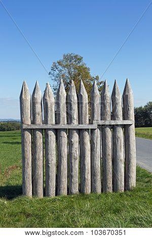Limes palisade at Vielbrunn