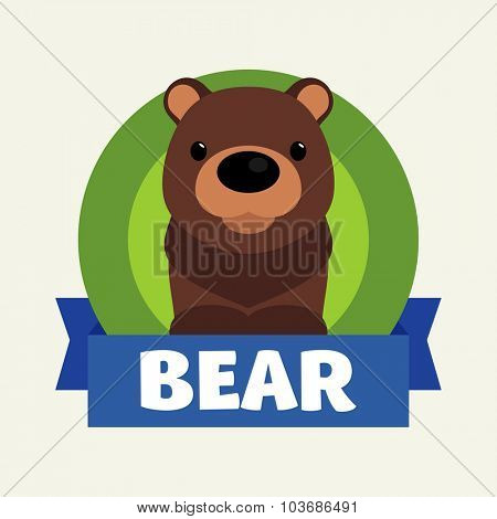 Little Bear. Vector illustrations