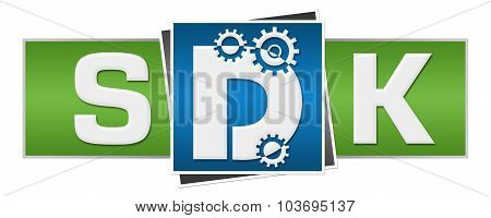SDK Blue Green Three Blocks