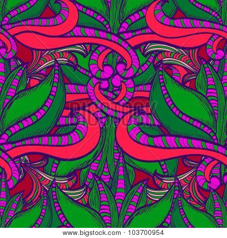 Seamless Pattern Ethnic Style