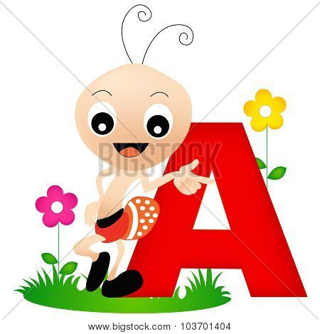 Animal Alphabet Letter A