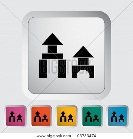 Building block icon.