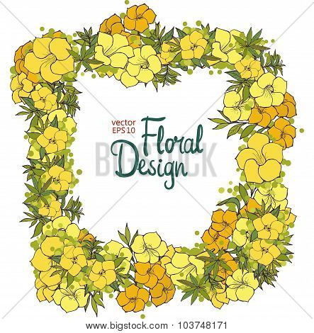 Floral Frame