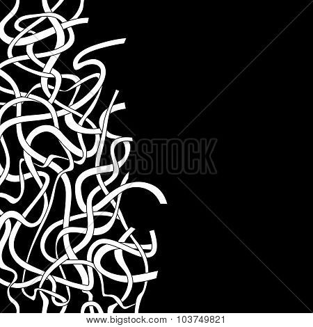Abstract wicker background