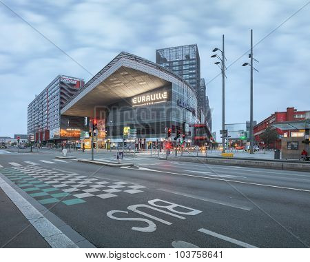 Remarkable new built modern Lille Europe railway station