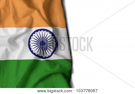 Waving Flag Of India, Asia