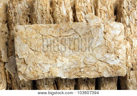 Close up photo of Weet-Bix Weetabix cereal biscuits