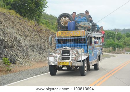 Jeepney in Palawan Phillipines