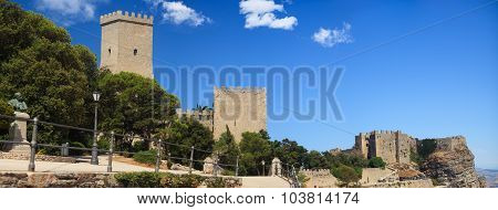 Norman Castle And Venere Castle, Erice