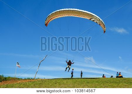 Paragliding in Sabah Borneo