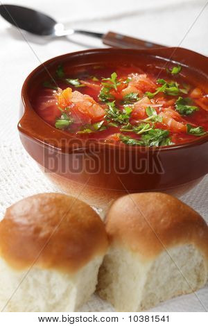 Borshch 근접 촬영