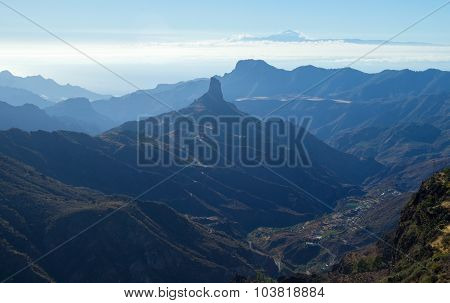 Gran Canaria, Caldera De Tejeda,afternoon Light