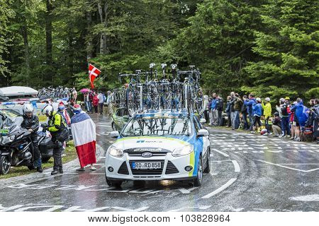 The Car Of Netapp-endura Team - Tour De France 2014