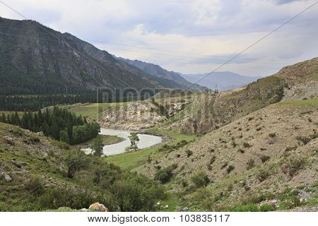 River Chuya near Chuysky Trakt