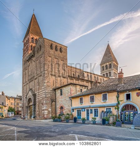 Saint Philibert Church In Tournus