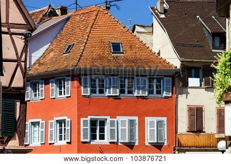 Typical Traditional Alsacien City House
