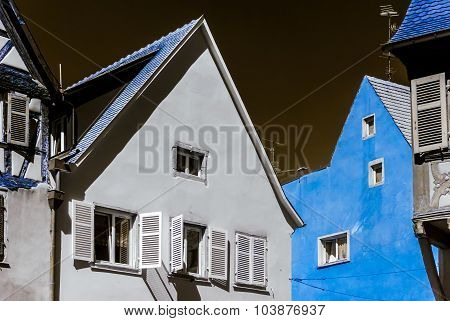 Typical Traditional Alsacien City House