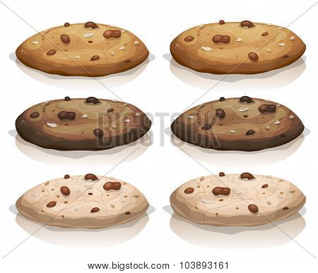 Brown Classic And Chocolate Cookies