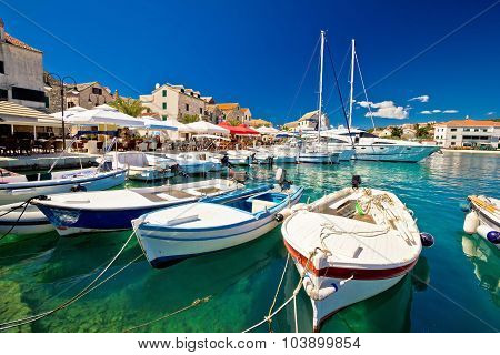 Town Of Primosten Harbor And Waterfront