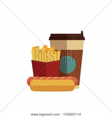 Fast food lunch