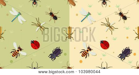 Sealmess insects pattern