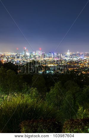 View of Brisbane City from Mount Coot-tha