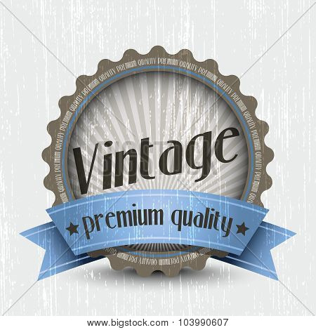 Retro Vintage Badge - Premium Quality. Vector