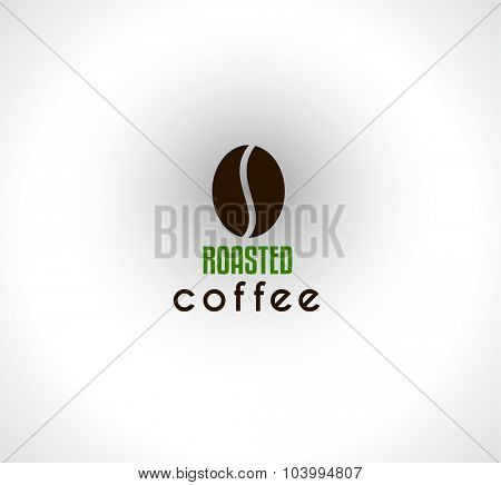 Conceptual Coffee Text with stylized Icon to use as design element in your cover or packaging templates.
