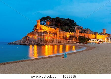 Tossa de Mar on the Costa Brava, Catalunya, Spain