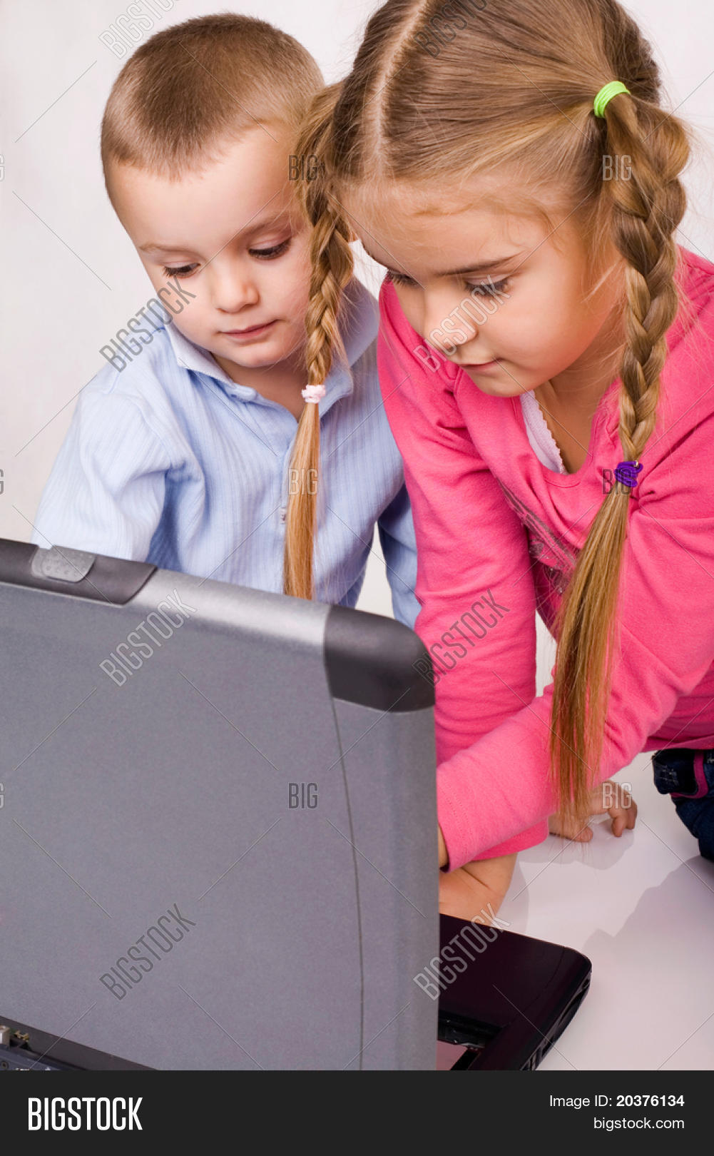 Kids Playing Computer Image & Photo (Free Trial) Bigstock