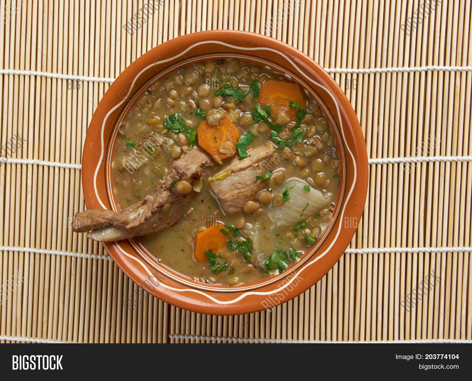 French Soup Lentils Image & Photo (Free Trial) | Bigstock