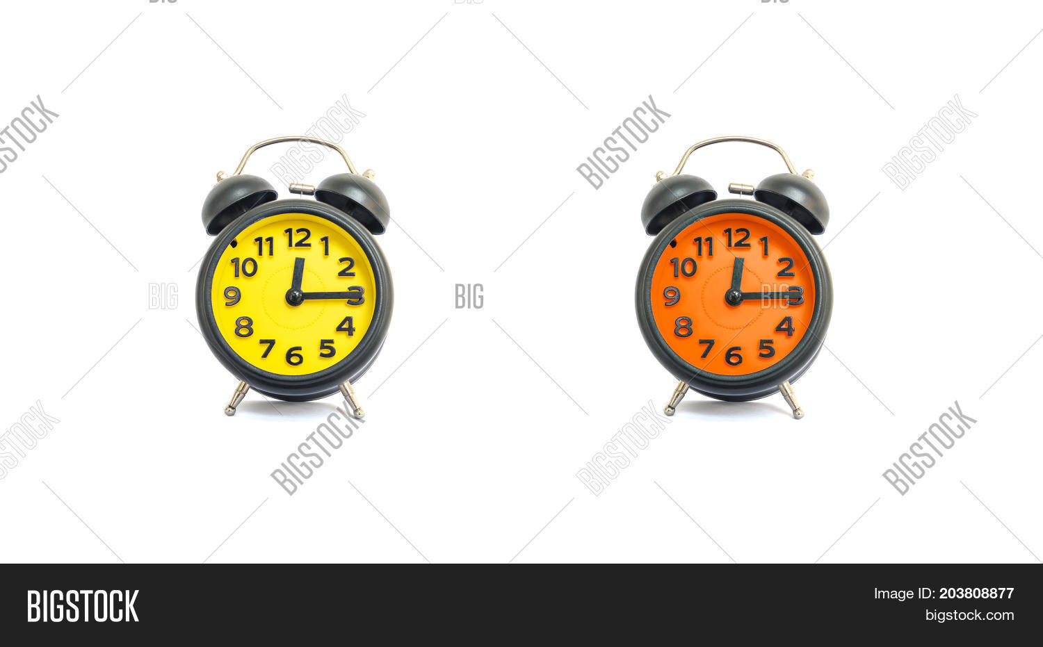 Closeup Yellow Alarm Image & Photo (Free Trial) Bigstock
