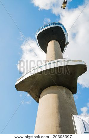 Euromast In Rotterdam, South Holland, Netherlands.
