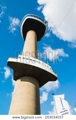 Euromast In Rotterdam, South Holland, Netherlands.