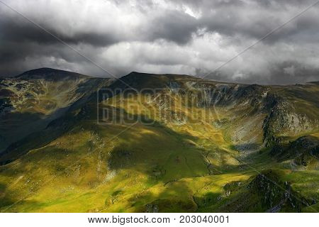 Alpine landscape in Tarcu Mountains, Carpathians, Romania, Europe