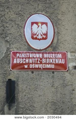 Auschwitz - Signboard