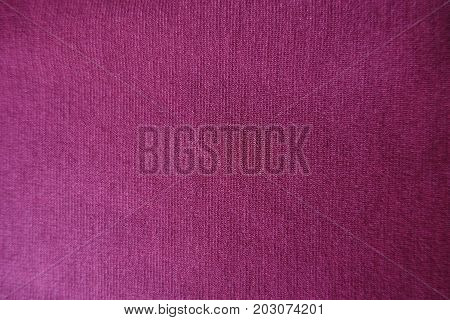 Reddish Violet Plain Stockinet Fabric From Above
