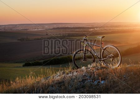 Sunrise and sunset, Cycling around the world Is a journey to freedom.