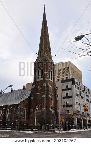 Grace Church is an Episcopal Church built in 1856 on 193 Genesee Street in downtown Utica, New York State, USA.