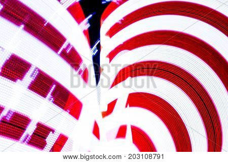 USA Flag lightpainted on black background texture