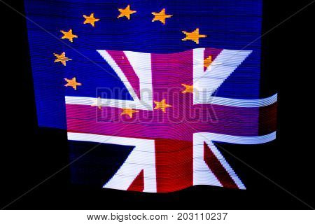 Uk And Eu Flags