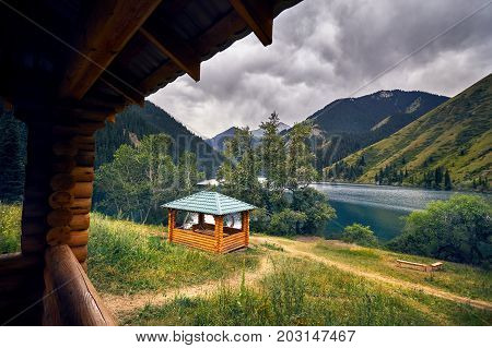 Beautiful Scenic Of Mountain Lake