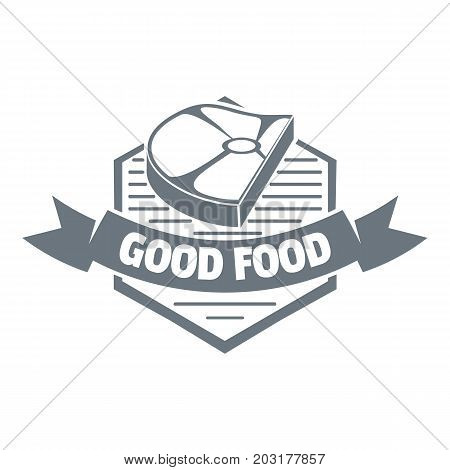 Meat good food logo. Simple illustration of meat good food vector logo for web design isolated on white background