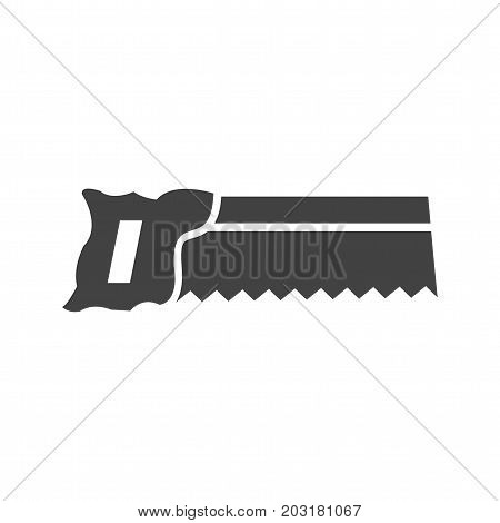 Saw, cut, tennon icon vector image. Can also be used for Hand Tools. Suitable for use on web apps, mobile apps and print media.