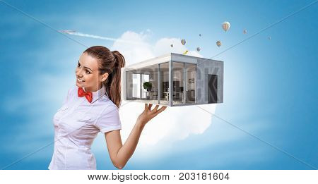 Design for your dream house. Mixed media