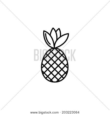 Pineapple Minimal Sign Design