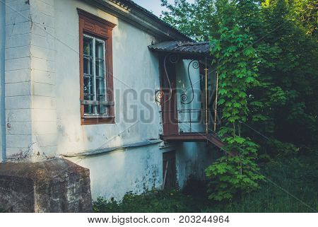 Old Administrative House In Polish Style In The Village Of Vidzy, Vitebsk Region