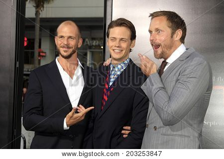 LOS ANGELES - SEP 5:  Gustaf Skarsgard, Bill Skarsgard, Alexander Skarsgard at the 
