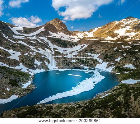 Blue Lake Mt Toll Colorado Indian Peak Wilderness