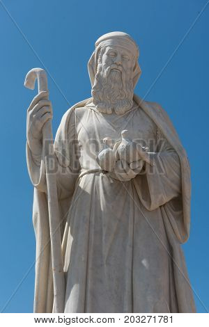 Marble Statue At Ta Pinu, Malta
